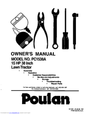 Poulan Pro PC1538A Owner's Manual