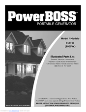 PowerBoss 30222 Illustrated Parts List