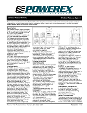 Powerex Medical Packing System MPD Product Manual