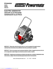 Powermate PC0464500 Owner's Manual