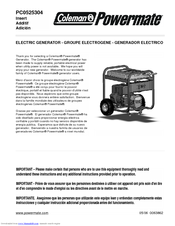 Powermate PC0525304 Manual