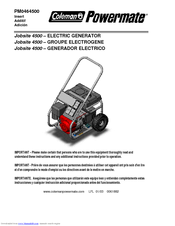 Powermate PM0464500 Operator's Manual