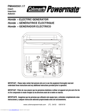 Powermate PM0495501.17 User Manual