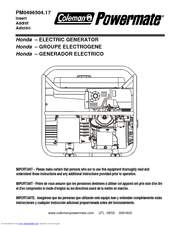 Powermate PM0496504.17 Manual