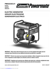 Powermate PM0525303.01 Owner's Manual