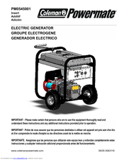 Powermate PM0545001 User Manual