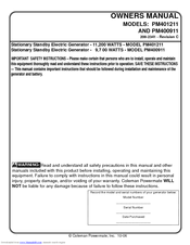 Powermate PM401211 Owner's Manual