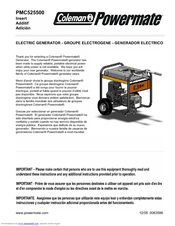 Powermate PMC525500 User Manual