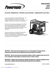 Powermate PMC525502 Owner's Manual