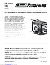 Powermate PMC545006 User Manual