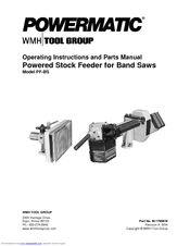 Powermatic PF-BS Operating Instructions Manual