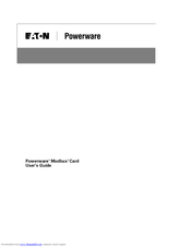Eaton Network Adapter FCC 15 User Manual