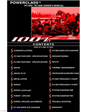 Precision Power PowerClass PC1400 Instruction Manual