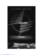 Precision Power MaxxBass Owner's Manual