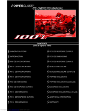 Precision Power PowerClass PC8 C2 Owner's Manual