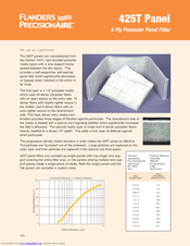 Flanders Precisionaire 425T Series Specifications