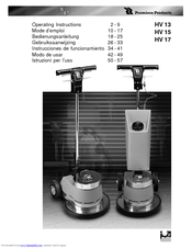 Premier HV 13 Operating Instructions Manual