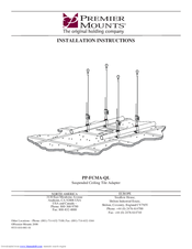 Premier Mounts PP-FCMA-QL Installation Instructions Manual