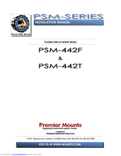 Premier Mounts PSM-442F Installation Manual