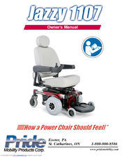 Pride Mobility Jazzy 1107 Owner's Manual