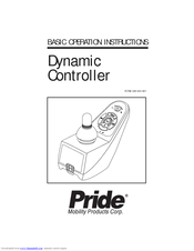 Pride Dynamic Controller INFMANU3676 Operation Instructions Manual