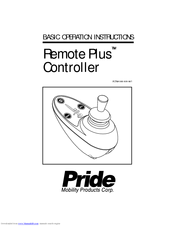 Pride Mobility INFMANU1773 Basic Operation Instructions