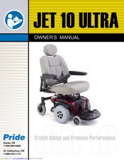 Pride Mobility Jet 10 Ultra Owner's Manual
