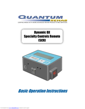 Quantum Rehab Network Adapter Dynamic DX Operation Instructions Manual