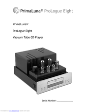 PrimaLuna ProLogue Eight User Manual