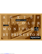 Princeton AGX700 Reference Manual