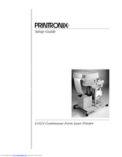 Printronix L1024 Setup Manual