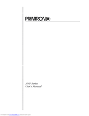Printronix MVP Series User Manual
