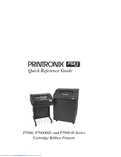 Printronix P7000 Series Quick Reference Manual