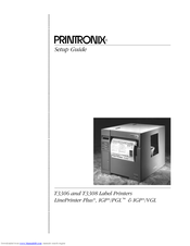 Printronix T3306 Setup Manual