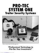 Pro-tec SYSTEM ONE User Manual