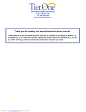Panasonic KX-TVP200 Installation Manual