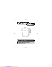 Proctor-Silex 840104600 Use And Care Manual