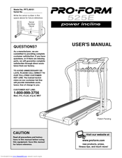ProForm 525 E User Manual