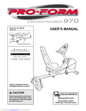 ProForm 831.280182 User Manual