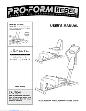 ProForm Rebel 831.285871 User Manual