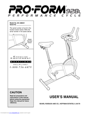 ProForm 928L User Manual