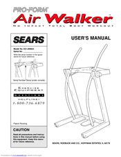 ProForm Air Walker 831.290824 User Manual