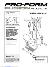 Proform Fusion PFSY3415.0 User Manual