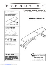 ProForm EXECUTIVE HGBE8991.1 User Manual