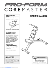 ProForm COREMASTER PFBE1144.0 User Manual