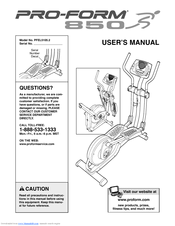Pro-Form PFEL5105.2 User Manual