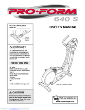 ProForm 640s User Manual