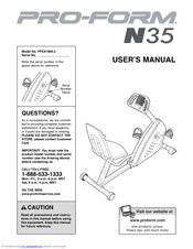 Pro-Form N35 User Manual