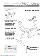 Pro-Form HN1050 User Manual