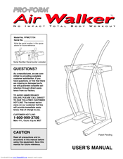 ProForm AIR WALKER User Manual